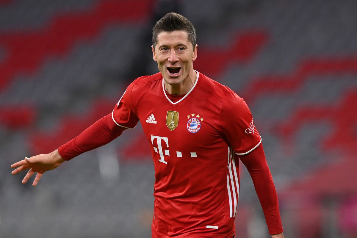 Tiền đạo Robert Lewandowski của Bayern Munich