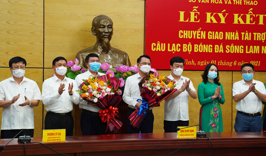 CLB Sông Lam Nghệ An có nhà tài trợ mới